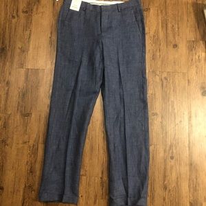 Men’s Blue Linen Pants